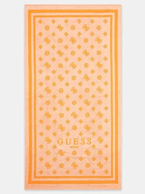 Guess ręcznik bawełniany kolor pomarańczowy E5GZ08 SG00P
