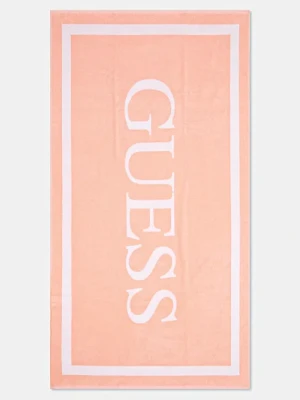 Guess ręcznik bawełniany kolor pomarańczowy E5GZ13 SG00P