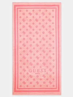 Guess ręcznik bawełniany kolor różowy E5GZ08 SG00P