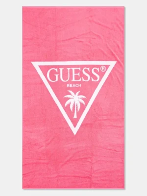 Guess ręcznik bawełniany kolor różowy E5GZ14 SG00P