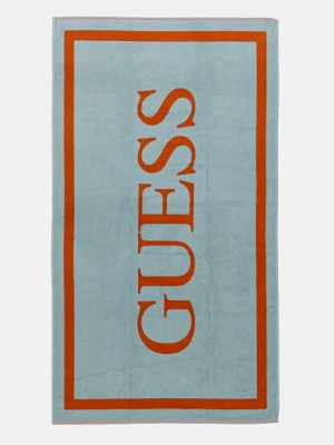 Guess ręcznik bawełniany kolor turkusowy E5GZ13 SG00P