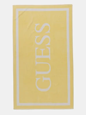 Guess ręcznik bawełniany kolor żółty E5GZ13 SG00P