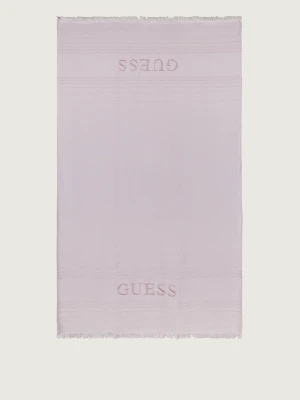 Guess Ręcznik plażowy | 100 x 180 cm różowy