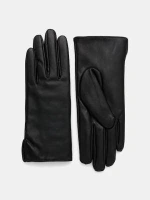 Guess rękawiczki damskie kolor czarny AW5389 POL02