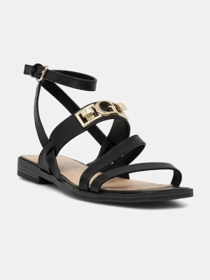 Guess sandały damskie skórzane RULA