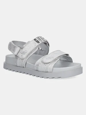 Guess sandały FADISON damskie kolor srebrny FLJFDS LEL03