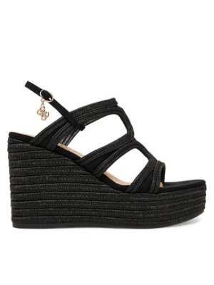 Guess Sandały FLJERS FAB04 Czarny