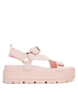 Guess Sandały FLJFTT DEN03 Różowy jasny