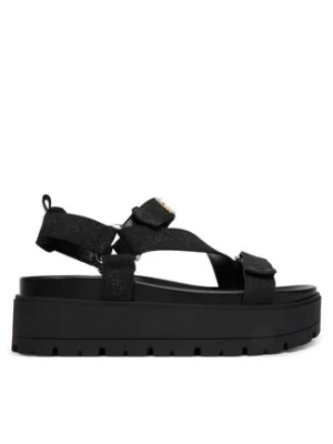 Guess Sandały FLJFTT FAL03 Czarny