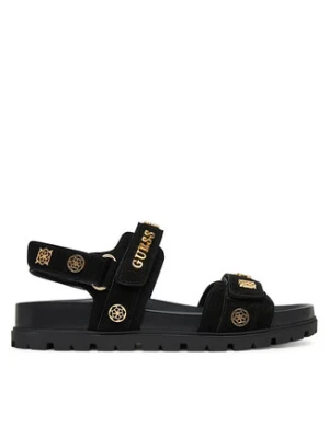 Guess Sandały FLPFLO ESU03 Czarny