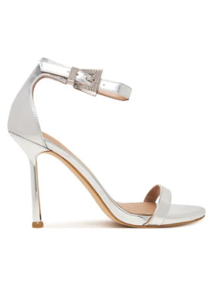 Guess Sandały FLPINS LEL03 Srebrny