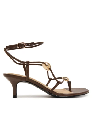 Guess Sandały FLTAYS ELE03 Brązowy