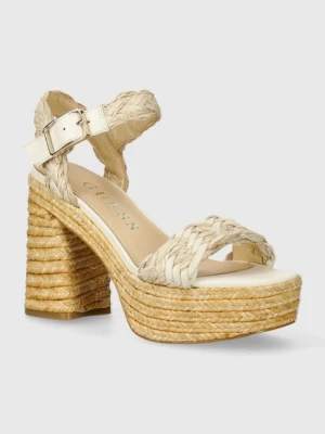Guess sandały FOLLYN kolor beżowy FLGFON ELE03