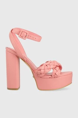 Guess sandały GABIRA kolor różowy FL6GBR ELE03