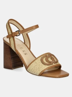 Guess sandały GANIKA kolor brązowy FLJGNK FAB03