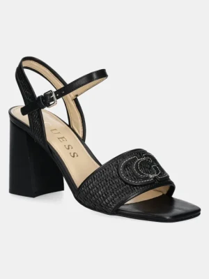 Guess sandały GANIKA kolor czarny FLJGNK FAB03