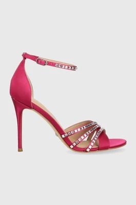 Guess sandały KADISHA kolor różowy FL6KAD SAT07