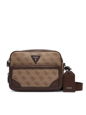 Guess Saszetka Milano HMMIL LP6222 Brązowy jasny