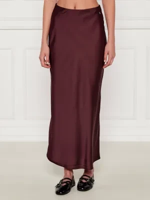 GUESS Satynowa spódnica SIBILLA