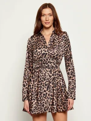 GUESS Satynowa sukienka CONCETTA