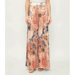 GUESS Satynowe spodnie | Relaxed fit