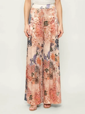 GUESS Satynowe spodnie | Relaxed fit