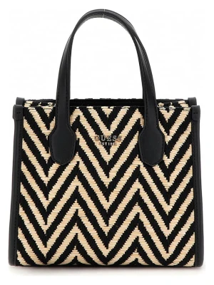 Guess Shopper bag w kolorze beżowo-czarnym - 20 x 17 x 10 cm rozmiar: onesize