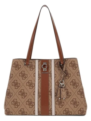 Guess Shopper bag w kolorze beżowo-jasnobrązowym - 38 x 27 x 12 cm rozmiar: onesize