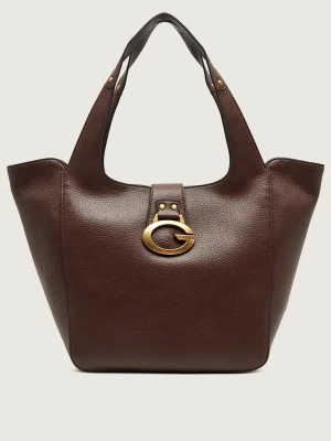 Guess Shopperka Camden kasztanowy