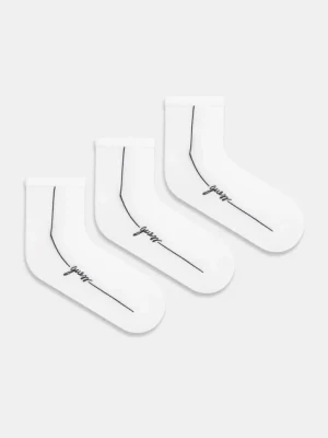 Guess skarpetki 3-pack damskie kolor biały O4YG06 KBZU0