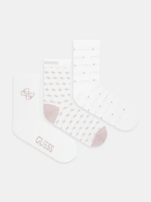 Guess skarpetki 3-pack kolor biały O4BG03.KCJ20