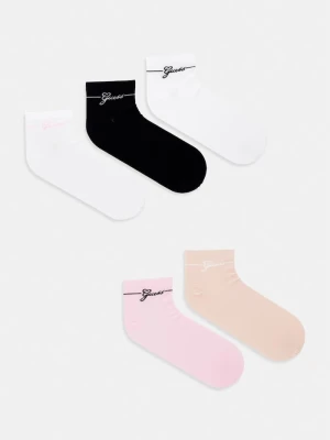 Guess skarpety damskie 5-pack różowy