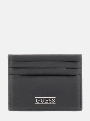 Guess Skórzane etui na karty BOSTON