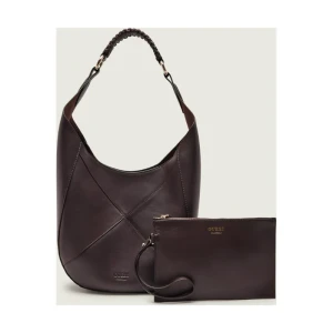 Guess Skórzane hobo + saszetka PAULINE
