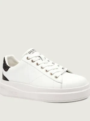 Guess Skórzane sneakersy ELBINA