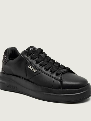 Guess Skórzane sneakersy ELBINA10 czarny