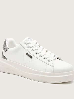 Guess Skórzane sneakersy ELBINA10 biały