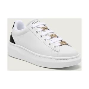 Guess Skórzane sneakersy FIONIA