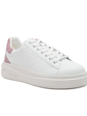 Guess Skórzane sneakersy LADY ELBINA biały