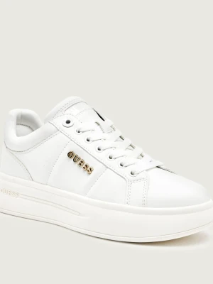 Guess Skórzane sneakersy WELLI