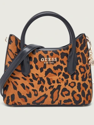 Guess Skórzany kuferek DOMITILLA MINI
