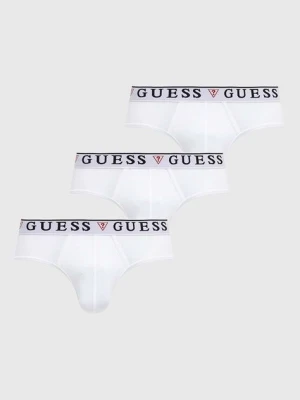 Guess slipy 3-pack BRIAN męskie kolor biały U97G00 KCD31