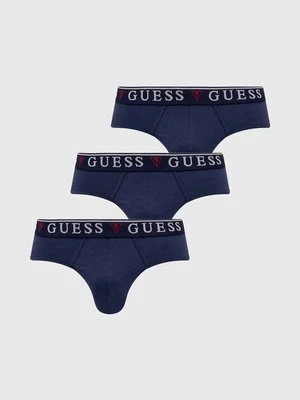 Guess slipy 3-pack BRIAN męskie kolor granatowy U97G00 KCD31