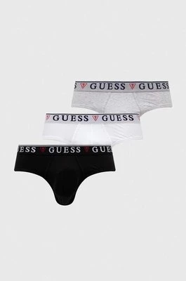 Guess slipy 3-pack BRIAN męskie kolor biały U97G00 KCD31