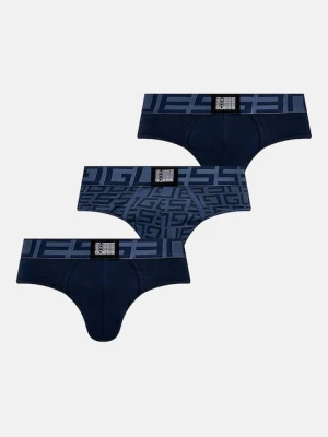Guess slipy 3-pack męskie kolor granatowy U4RG02.K6YW0