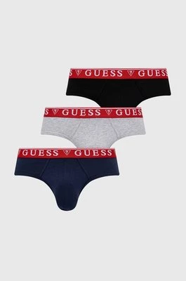 Guess slipy 3-pack męskie kolor szary