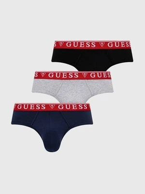 Guess slipy 3-pack męskie kolor szary