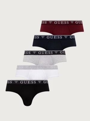 Guess slipy męskie bawełniane z elastanem 5-pack czarny