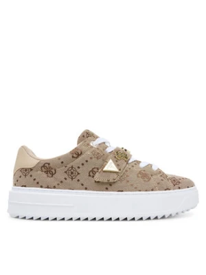 Guess Sneakersy 175397 Brązowy
