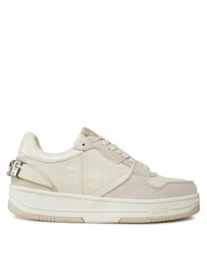 Guess Sneakersy Ancona Low FMPANC PEL12 Biały